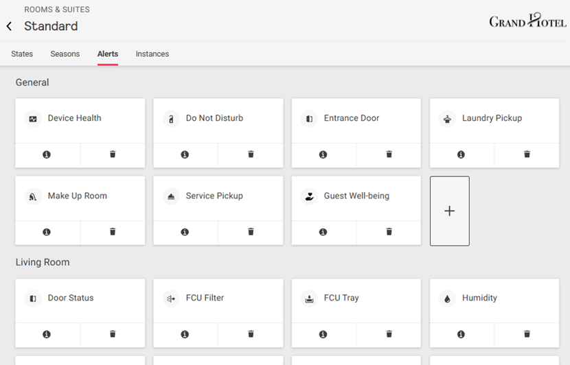 iah config room alerts